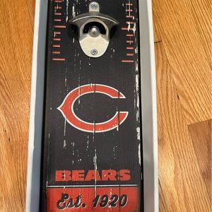- NFL Chicago bears wall mount bottle opener